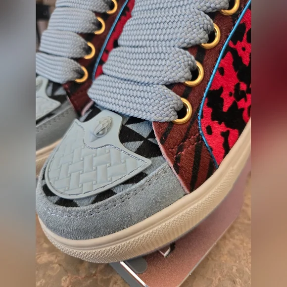 Kurt Geiger LondonSouthbank Tag patchwork lace-up sneakers.  Size 41 - US 10 - Picture 4 of 13